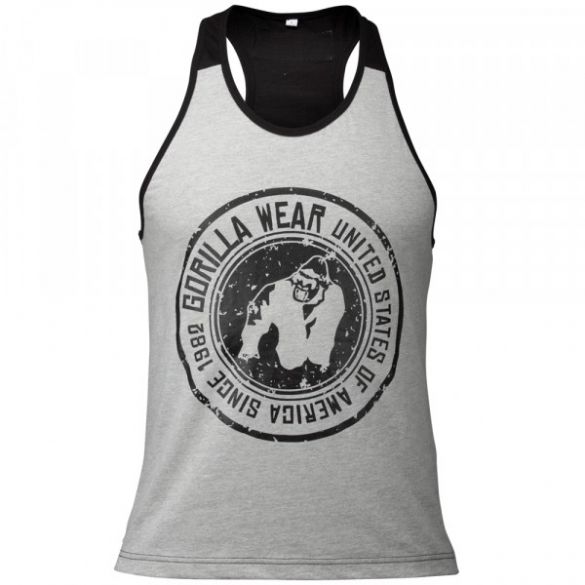 Майка Gorilla Wear Roswell Tank Top Gray / Black 90118980_image_1