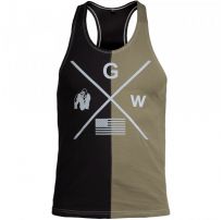 Майка Gorilla Wear Sterling Stringer Tank Top Black/Army Green 90123409_image_3