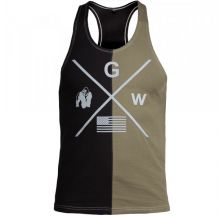 Майка Gorilla Wear Sterling Stringer Tank Top Black / Army Green 90123409