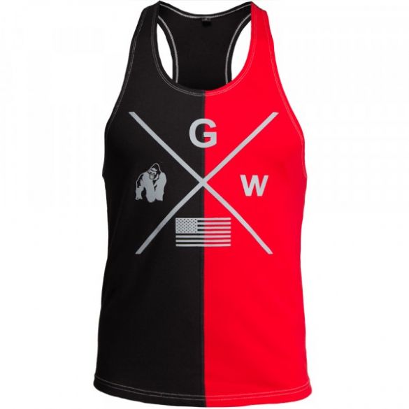 Майка Gorilla Wear Sterling Stringer Tank Top Black/Red 90123905_image_1