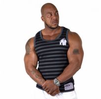 Майка Gorilla Wear Stripe Stretch Tank Top Black 90405900_image_3