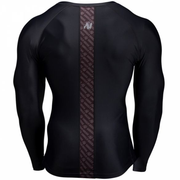 Рашгард Gorilla Wear Hayden Compression Longsleeve Black / Black 90602900_image_3