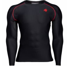 Рашгард Gorilla Wear Hayden Compression Longsleeve Black / Red 90602905