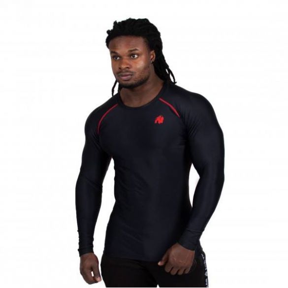 Рашгард Gorilla Wear Hayden Compression Longsleeve Black / Red 90602905_image_3