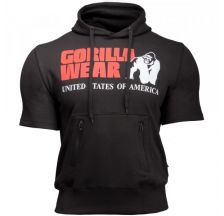 Світшоти Gorilla Wear Boston Short Sleeve Hoodie Black 90701900