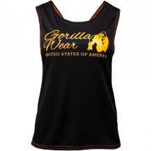 Майка Gorilla Wear Odessa Cross Back Tank Top Black / Neon Orange 91103925