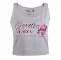 Майка Gorilla Wear Oakland Crop Tank Top Gray/Pink 91105806_image_4