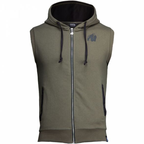Свитшот Gorilla Wear Springfield S/L Zipped Hoodie Army Green 90705409_image_1