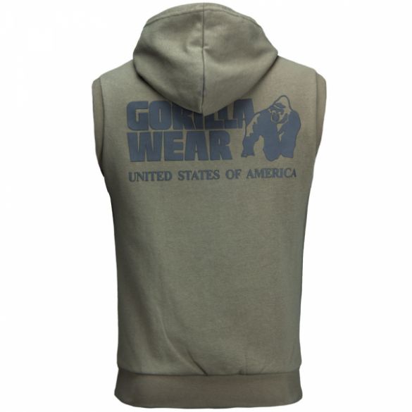 Свитшот Gorilla Wear Springfield S/L Zipped Hoodie Army Green 90705409_image_2