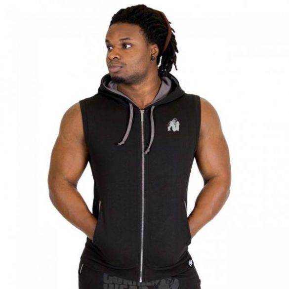 Свитшот Gorilla Wear Springfield S/L Zipped Hoodie Black 90705900_image_1