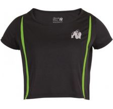 Топ Gorilla Wear Columbia Crop Top Black / Lime Neon 91501904