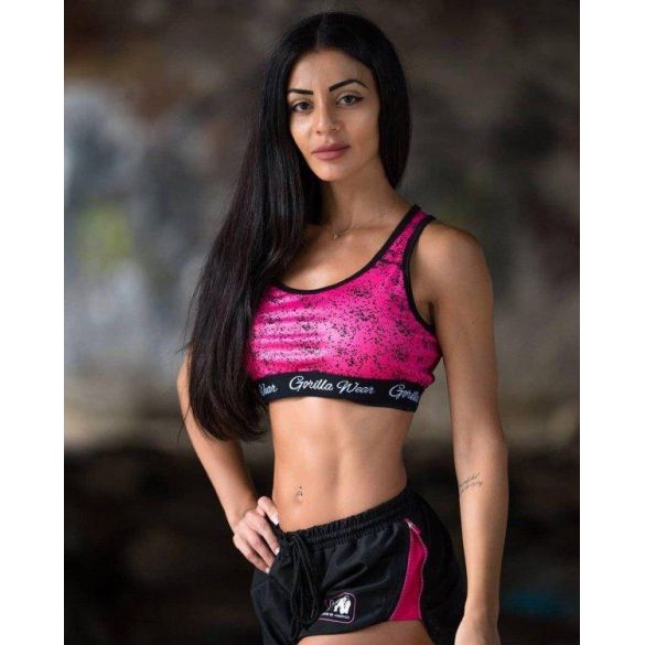Топ Gorilla Wear Hanna Sports Bra Black / Pink 91514960_image_3