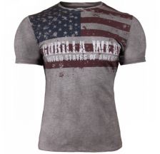 Футболка Gorilla Wear Gorilla Wear USA Flag Tee Gray 90505800