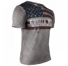 Футболка Gorilla Wear Gorilla Wear USA Flag Tee Gray 90505800