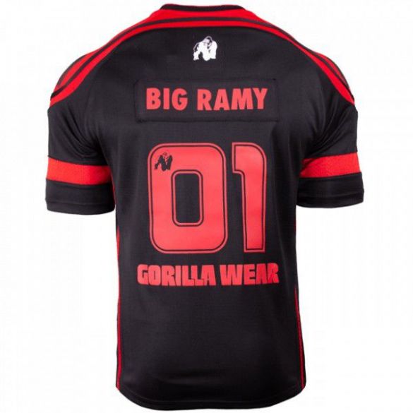 Футболка Gorilla Wear GW Athlete T-Shirt Big Ramy Black / Red 90508905_image_3