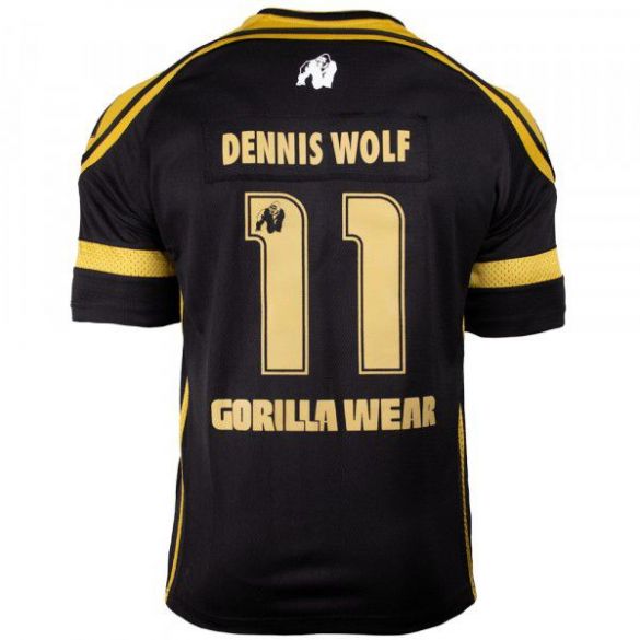 Футболка Gorilla Wear GW Athlete T-Shirt Dennis Wolf Black / Gold 90508922_image_3