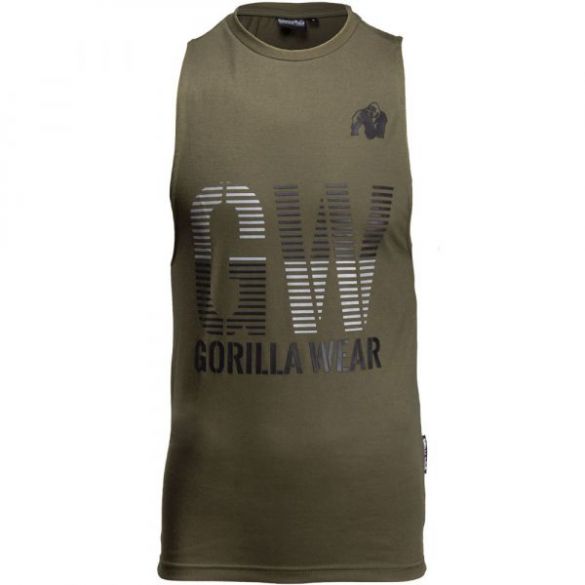 Футболка Gorilla Wear Dakota Sleeveless T-shirt Army Green 90514409_image_1