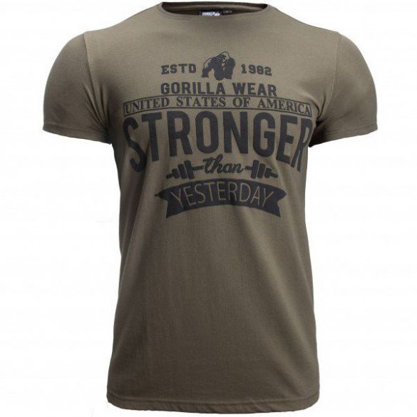 Футболка Gorilla Wear Hobbs T-shirt Army Green 90533409_image_1