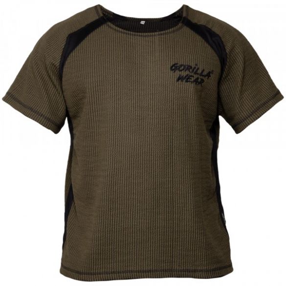 Футболка Gorilla Wear Augustine Old School Work Out Top Army Green 90541409_image_1