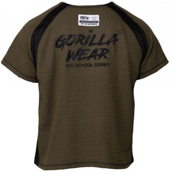 Футболка Gorilla Wear Augustine Old School Work Out Top Army Green 90541409_image_2