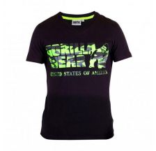 Футболка Gorilla Wear Sacramento V-Neck T-Shirt Black / Lime Neon 90512904