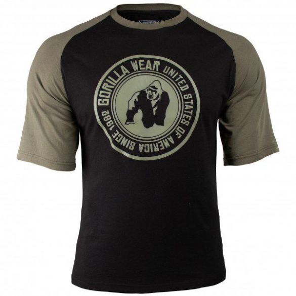Футболка Gorilla Wear Texas T-shirt Black/Army Green 90520904_image_1