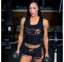 Шорти Gorilla Wear Denver Shorts Black / Neon Orange 91908925