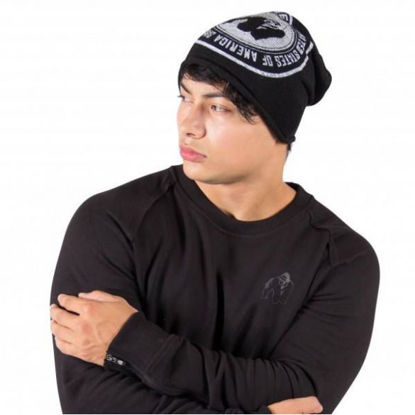 Шапка Gorilla Wear Oxford Beanie Black 99121900_image_3