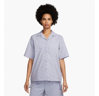 Сорочка жіноча Nike Sportswear Everyday Modern Woven Short-Sleeve Top DV7930-519