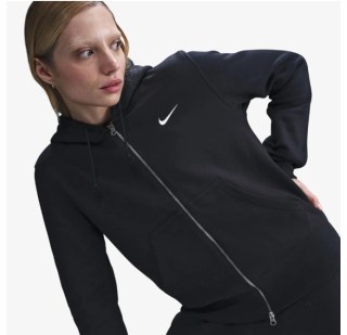 Женская толстовка Nike Sportswear Phoenix Fleece Standart Full-Zip Hoodie HJ0995-010