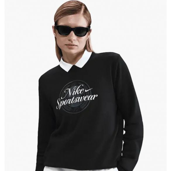 Світшот жіночий Nike Sportswear Club Fleece Graphic Crew HV2342-010_image_1