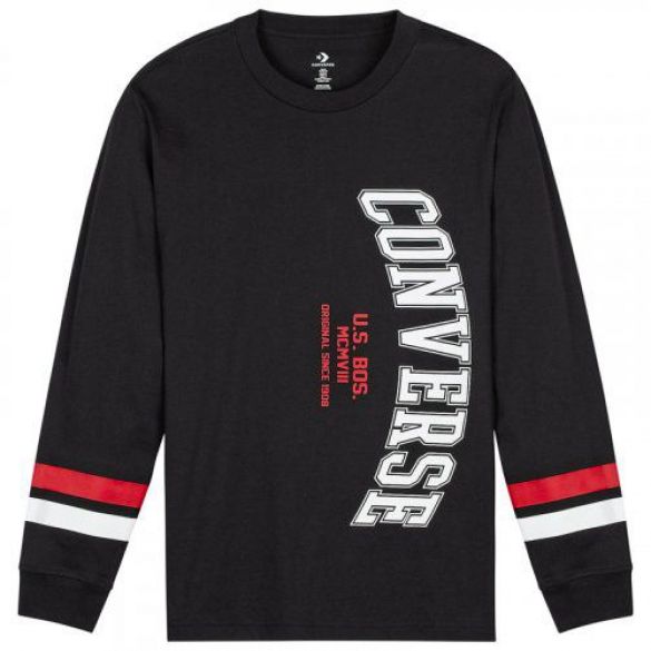 Мужская кофта Converse Vertical Collegiate Text Ls Tee 10008453-001_image_1