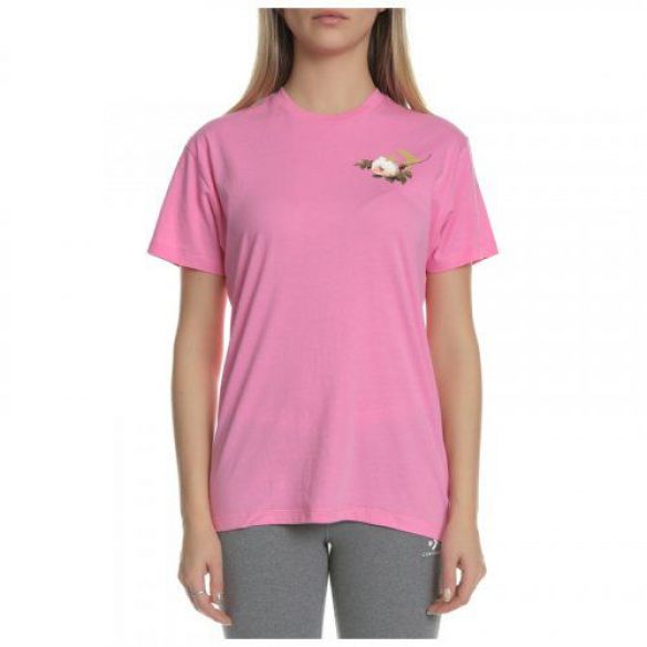 Женская футболка Converse Bball Floral Tee Pink 10008393-650_image_1