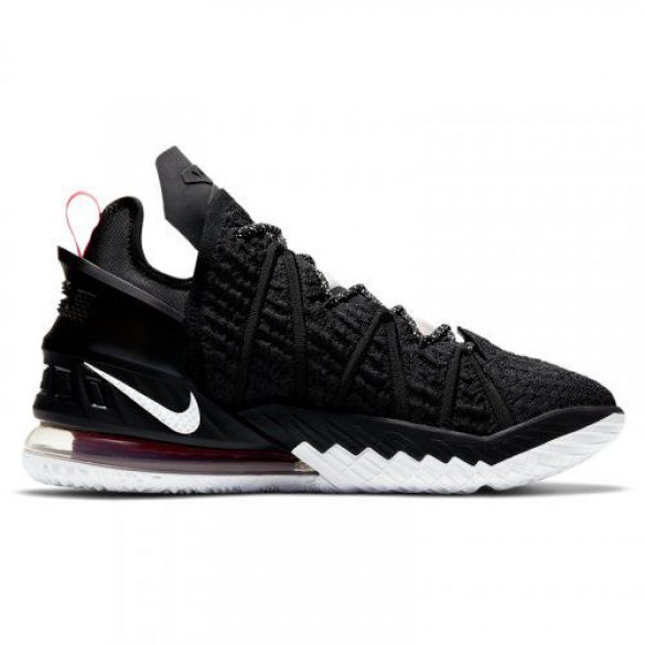 Мужские кроссовки Nike LeBron 18 Black White University CQ9283-001_image_1