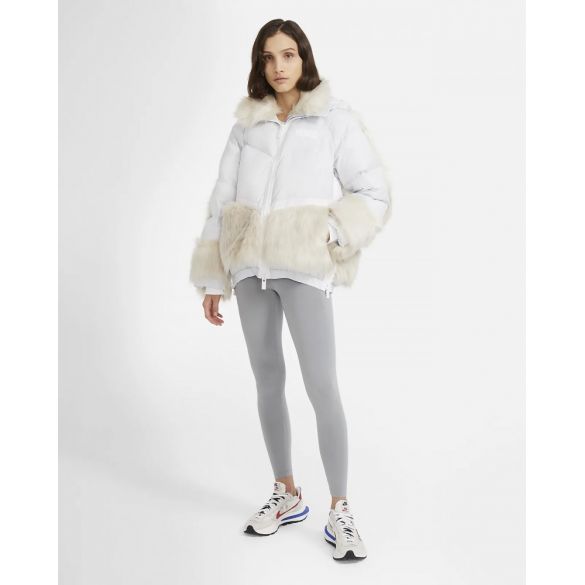 Жіноча парка Nike x Sacai Parka Down Fill Faux Fur Pure Platinum CT3267-043_image_3