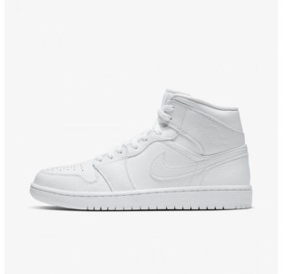 Кросівки чоловічі Jordan 1 Mid White 554724-130