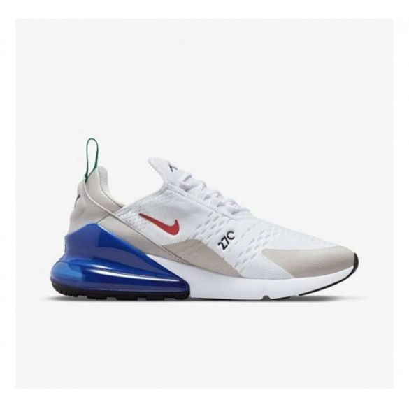 270 nike blue and hot sale white