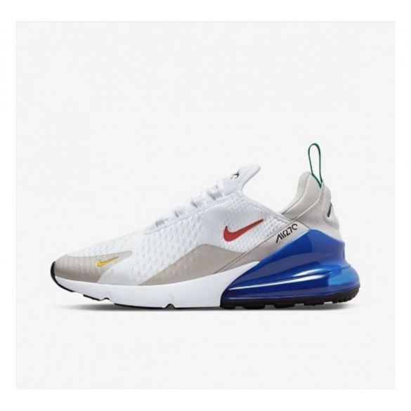 Nike air max 270 store mens white and blue