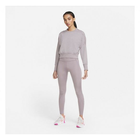 Толстовка Nike Womens Cropped Fleece Training Crew Black DA0447-531_image_1