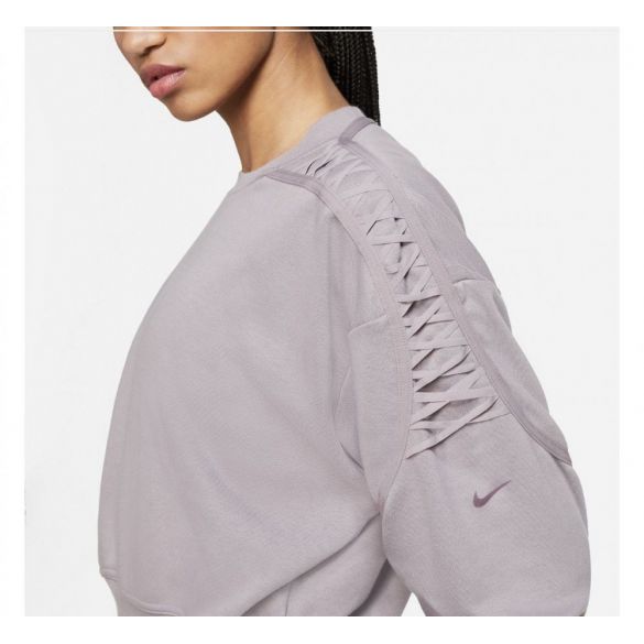 Толстовка Nike Womens Cropped Fleece Training Crew Black DA0447-531_image_3