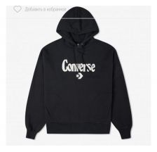 ТОЛСТОВКА CONVERSE OVERSIZED CHENILLE PATCH HOODIE 10022349-001