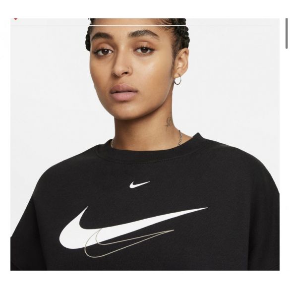 Толстовка Nike W Nsw Trend Crew Flc Swoosh DQ4506-010_image_3