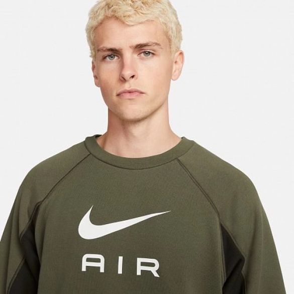 Толстовка Nike Air Ft Crew Sweatshirt DQ4205-222_image_3