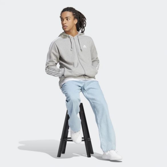 ТОЛСТОВКА ESSENTIALS FRENCH TERRY 3-STRIPES IC9833_image_5