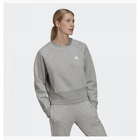 СВИТШОТ ADIDAS ESSENTIALS STUDIO SWEATSHIRT GREY HD6753_image_6
