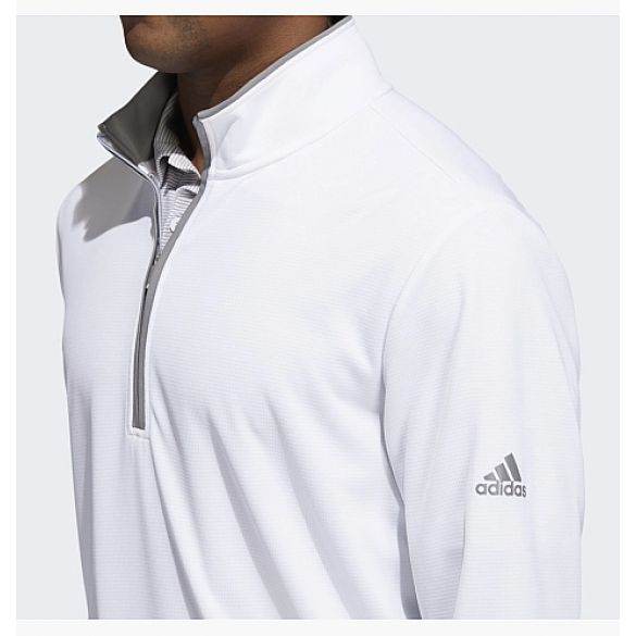Лонгслив Adidas Quarter-Zip Pullover White Hg8838_image_5
