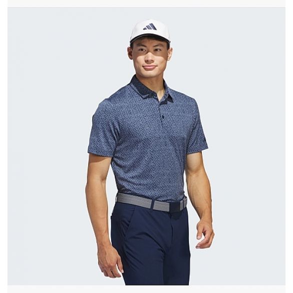 Поло Adidas Ultimate365 Jacquard Polo Shirt Blue IU4400_image_4
