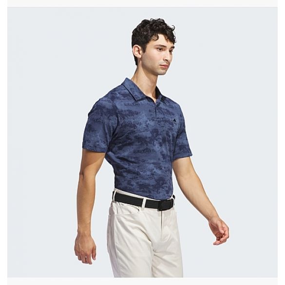 Поло Adidas Go-To Printed Mesh Polo Shirt Blue IU4428_image_4