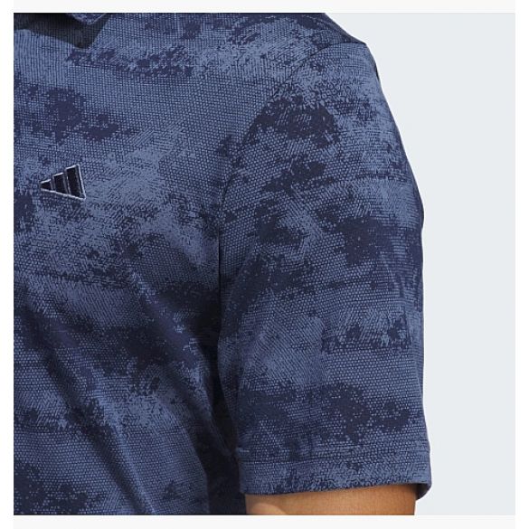 Поло Adidas Go-To Printed Mesh Polo Shirt Blue IU4428_image_5