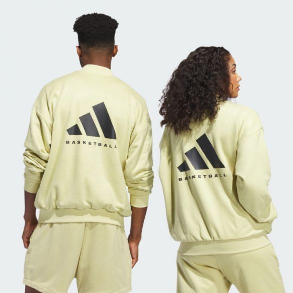 Свитшот Adidas Basketball Sueded Crew Sweatshirt  IN7697_image_2